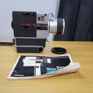 Vintage Sankyo Super 8 Movie Camera 6 to 1 Zoom JC Penney Does not‎ Power On
